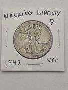 1942 Walking Liberty Half Dollar