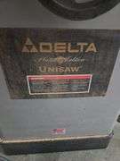 Delta Platinum Edition UniSaw w/ Delta Sawdust Collector