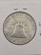 1958 D Franklin Half Dollar