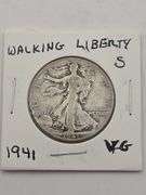 1941 S Walking Liberty Half Dollar