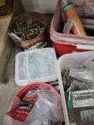 Bulk Lot of Fasteners, Bolts, Screws and Nails