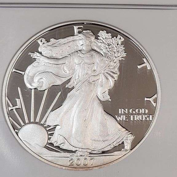 2007 W Eagle S $1 PF69 ULTRA CAMEO image