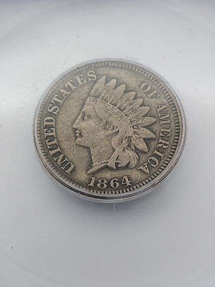1864 copper nickel  ICG-VF25 1C image