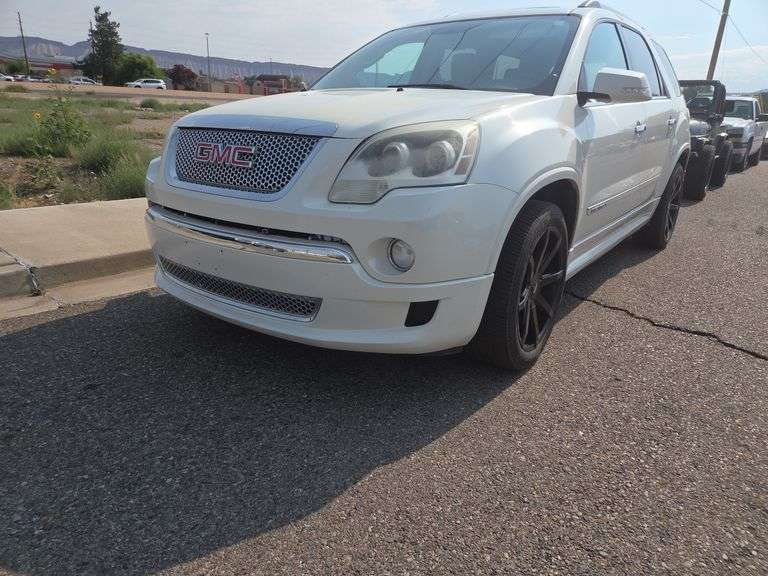 2012 White GMC Denali Acadia