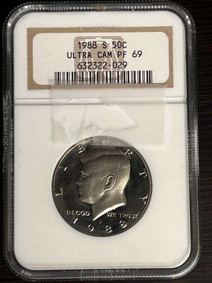 1988 S Kennedy Half Dollar PF 69 Ultra Caneo image