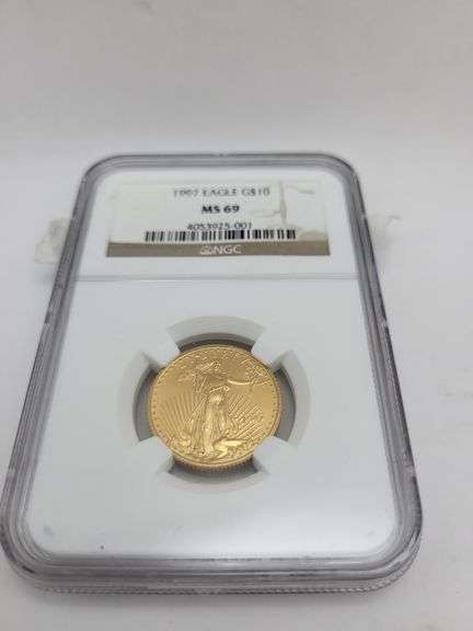 1997 Eagle G$10 MS69 gold coin image
