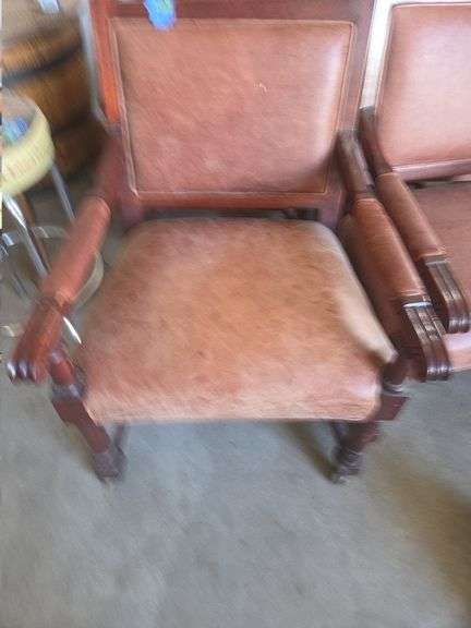 4 Decorative Chairs on Rollers