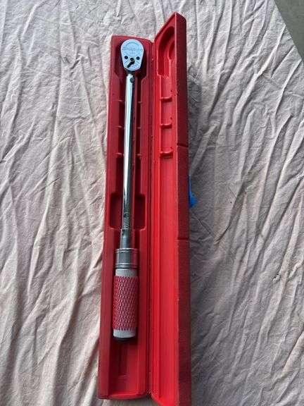 Snap on torque wrench