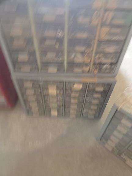 5 Bolt Bins w/ Contents