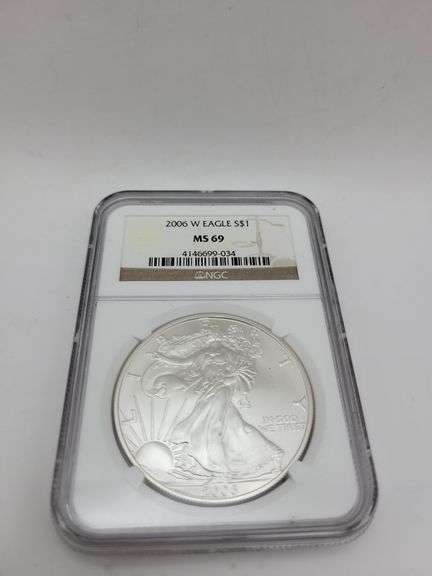 2006 W Eagle S $1 MS69 SILVER DOLLAR image