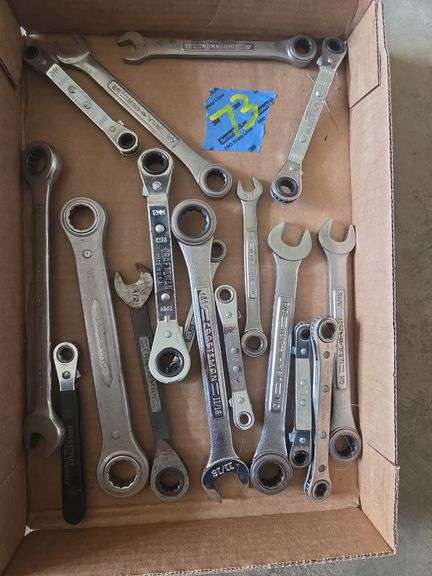 Flat of Various Gear Wrenches