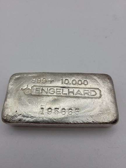 10 oz Engelhard silver bar image