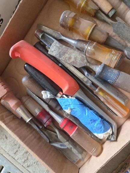 Flat of Wood working Chisels