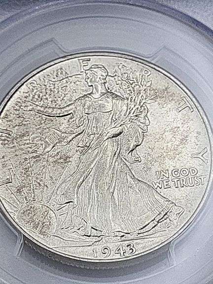 1943 walking liberty half dollar PCGS MS63 50C image