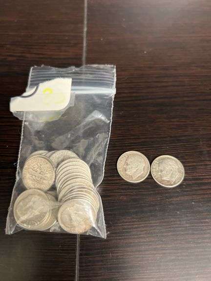 30 Roosevelt Dimes Starting at 1946-1958 image
