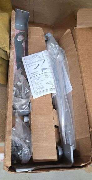Mixed Lot: Door Hardware, Cable Roll, and Welding Blanket