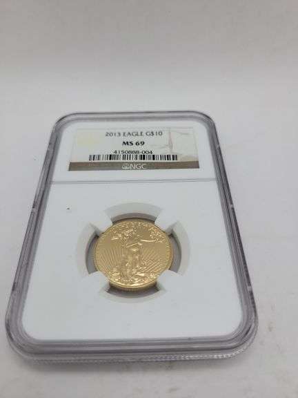 2013 EAGLE G$10 MS69 coin image