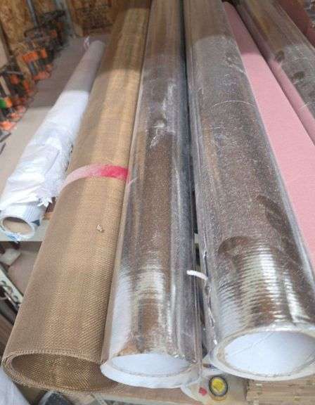 Assorted Rolls of Industrial Material