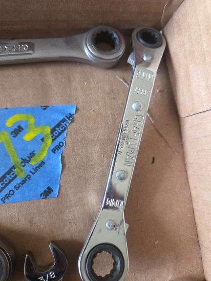 Flat of Various Gear Wrenches