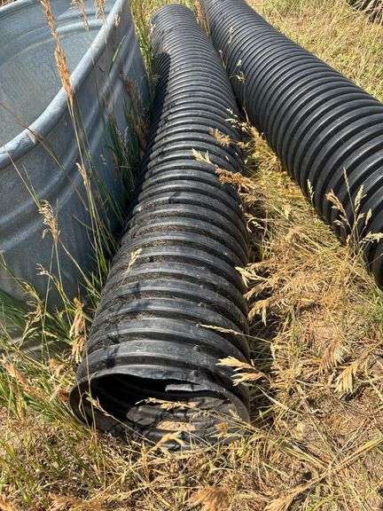 Three plastic Culverts Various Sizes