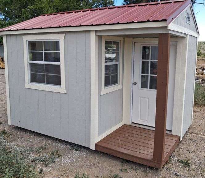 Corner Door Shed