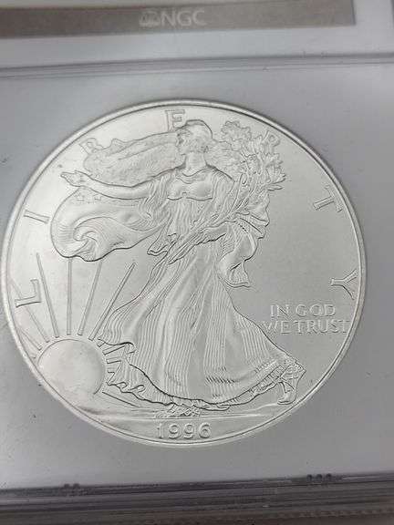 1996 Eagle S $1 MS66 WALKING LIBERTY DOLLAR image