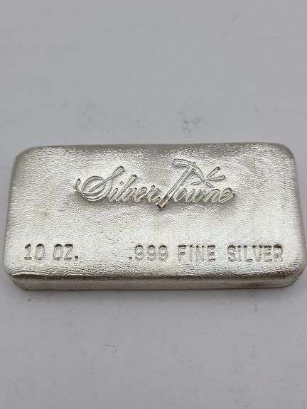 Silvertowne 10 oz. .999 silver bar image