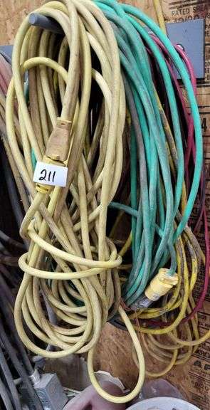 Bundle of Various Extension Cords