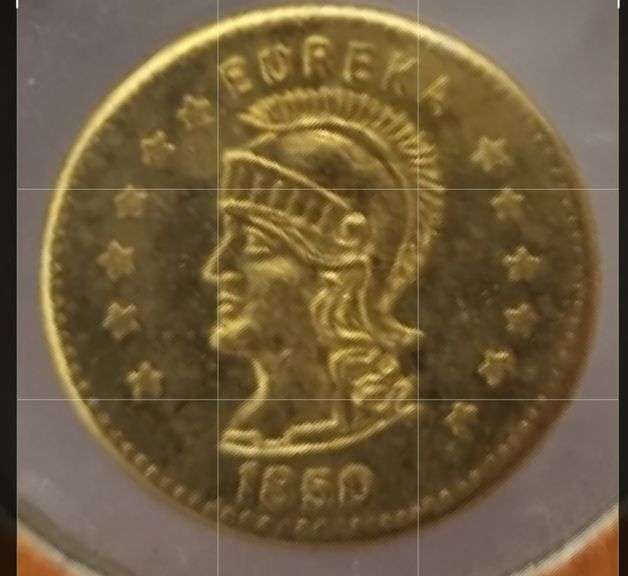 1850 California Gold Token image