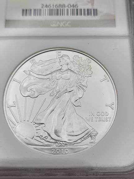 2010 Eagle S$1 MS68 WALKING LIBERTY DOLLAR image