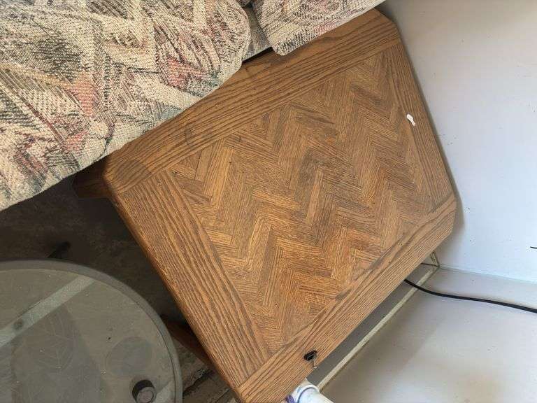 Shop couch with end tables and coffee table