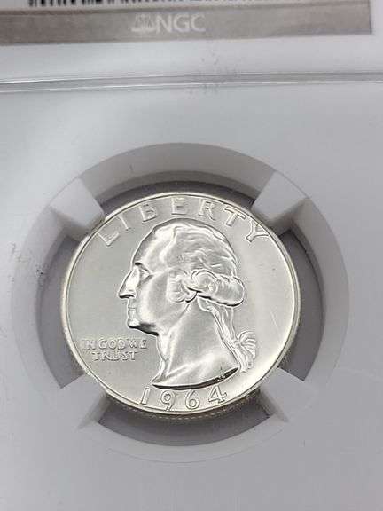 1964 26C Washington quarter PF67 image