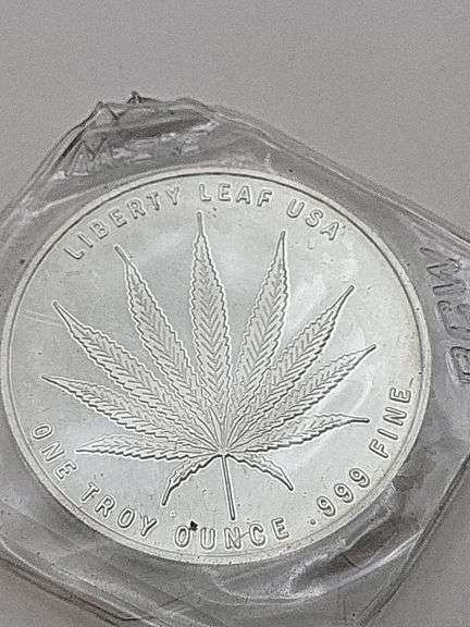 Liberty leaf usa one troy ounce silver image