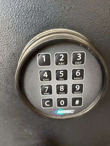 American Security Safe Approx 5’x3’ 34 Firearm Capacity. Have Combo