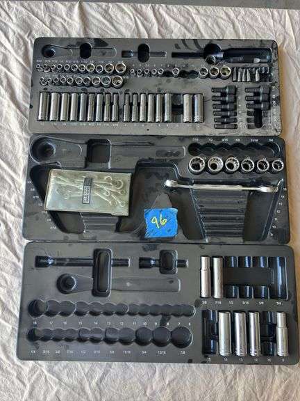 Partial set of craftsman socket-wrench set