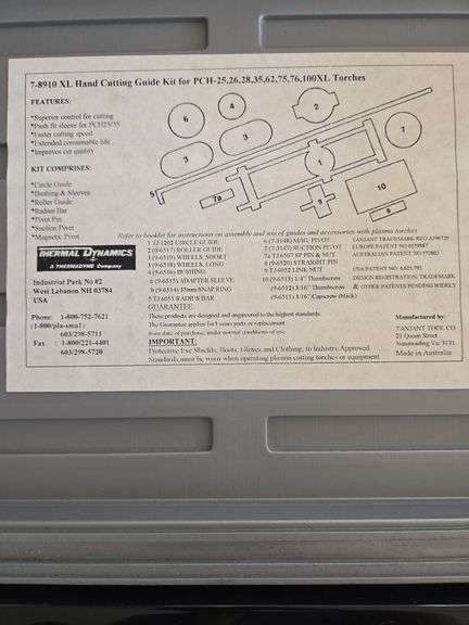 Thermal Dynamics Hand Cutting Guide Kit