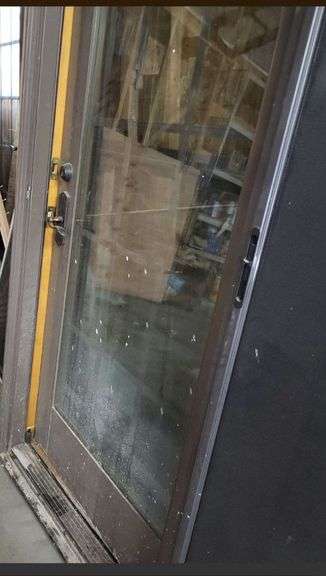 Used door w/ sliding screen