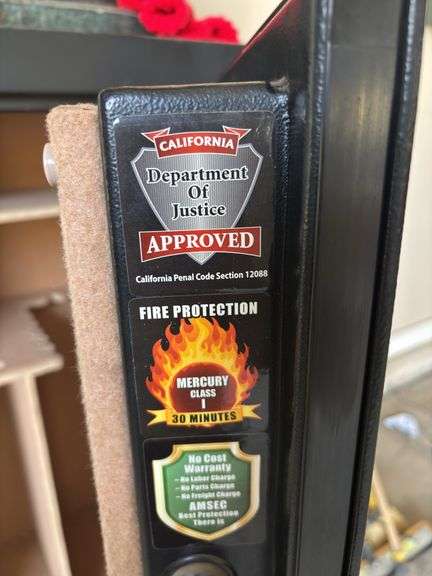 American Security Safe Approx 5’x3’ 34 Firearm Capacity. Have Combo