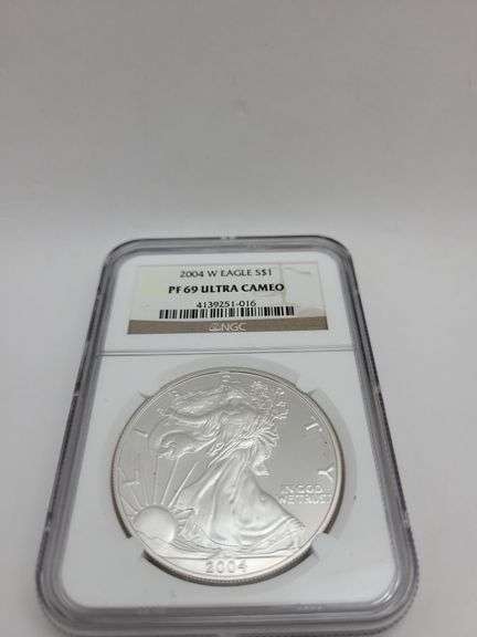 2004 W Eagle S$1 PF69 ULTRA CAMEO image