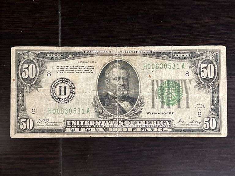 1928 Fifty Dollar Note image
