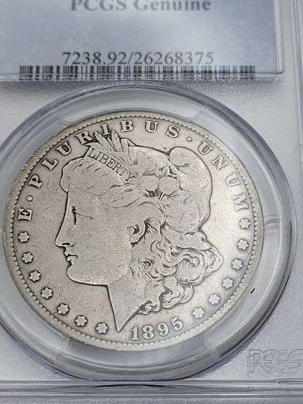 1895-S Morgan silver dollar PCGS GENUINE image