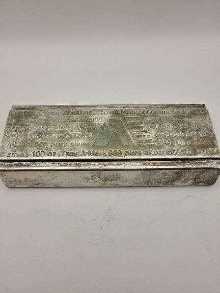Vintage Silver bar 109.6 oz image