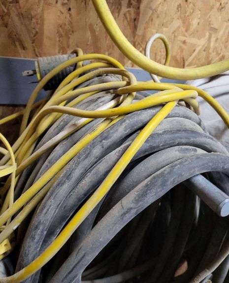Extension cord, safety lights