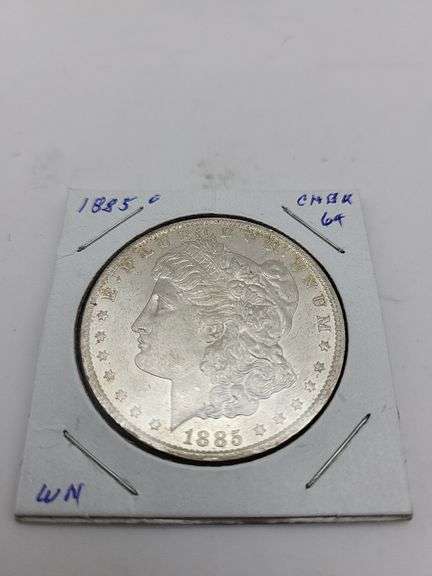 1885-O BU 69 MORGAN SILVER DOLLAR image