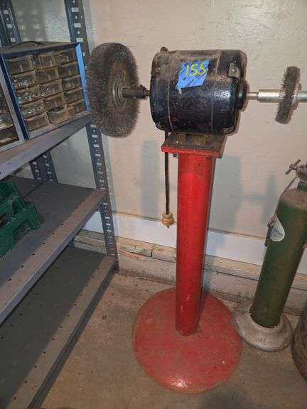 Bench Grinder on Stand