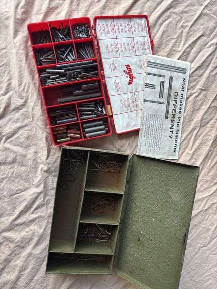 Boxes Of Roll Pins and cotter pins