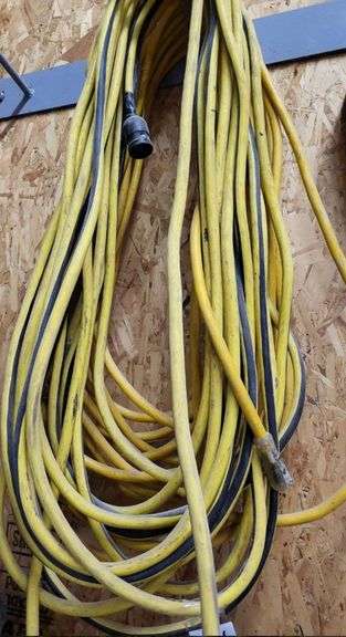 Large Bundle of Yellow Extension Cords