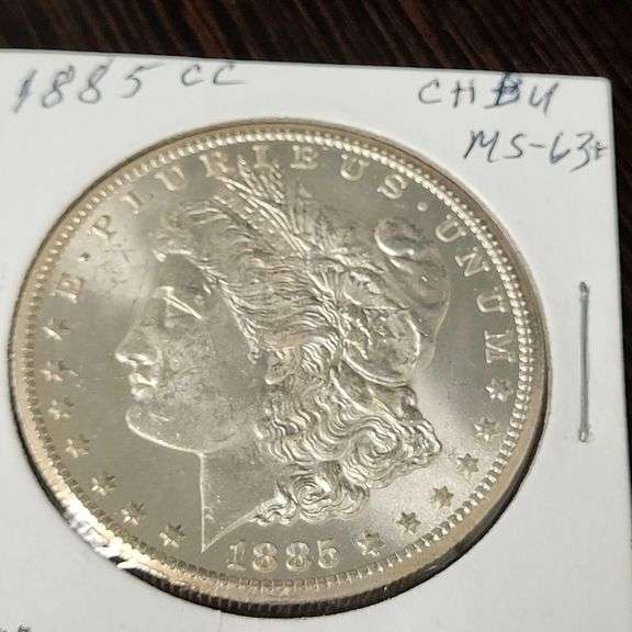 1885cc BU MS-63 Morgan silver dollar image