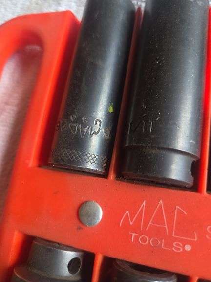 Set Of Mac Tools Sockets