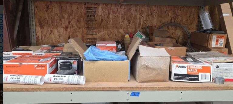 Assorted Hardware and Fasteners: Nails, Staples, and More